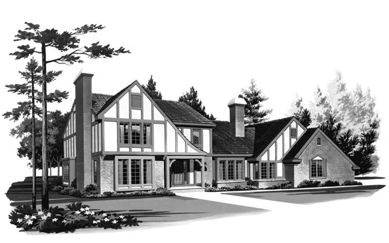 European home (ThePlanCollection: Plan #137-1442)