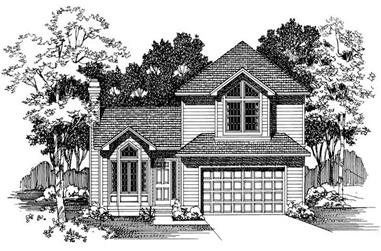 4-Bedroom, 1964 Sq Ft Ranch House Plan - 137-1446 - Front Exterior