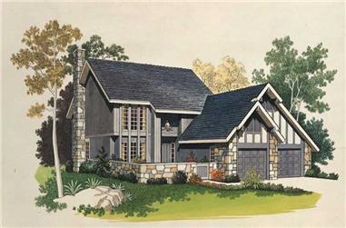 3-Bedroom, 2036 Sq Ft Contemporary Home Plan - 137-1453 - Main Exterior