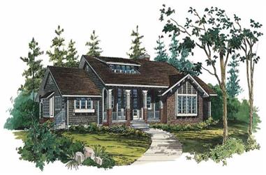 3-Bedroom, 3248 Sq Ft Ranch House Plan - 137-1477 - Front Exterior