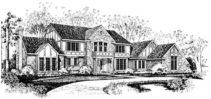 European home (ThePlanCollection: Plan #137-1505)