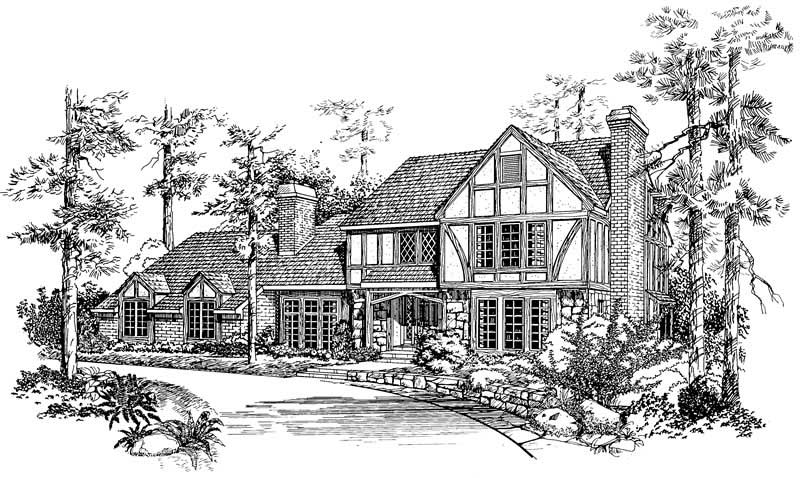 Right Side View of this 4-Bedroom, 2617 Sq Ft Plan - 137-1560