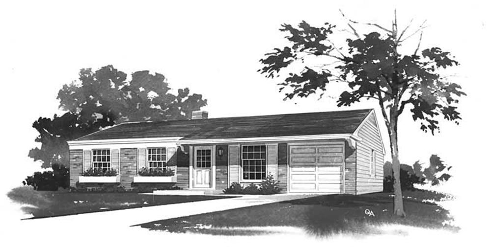 Main image for house plan # 18590