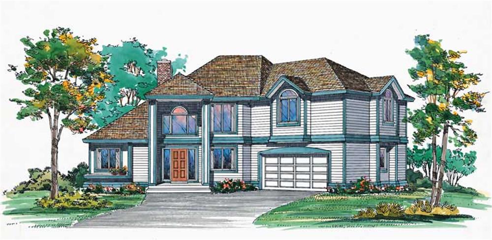 Transitional home (ThePlanCollection: Plan #137-1625)