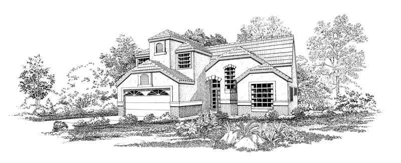 Contemporary home (ThePlanCollection: Plan #137-1633)