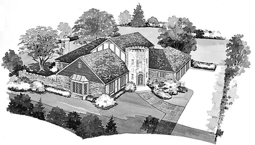 Main image for house plan # 17437