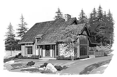 3-Bedroom, 1656 Sq Ft Country House Plan - 137-1682 - Front Exterior
