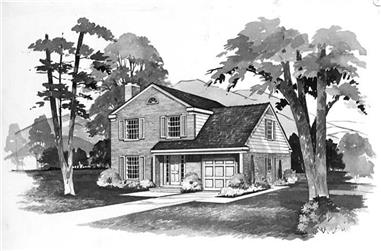 3-Bedroom, 1858 Sq Ft Country Home Plan - 137-1704 - Main Exterior