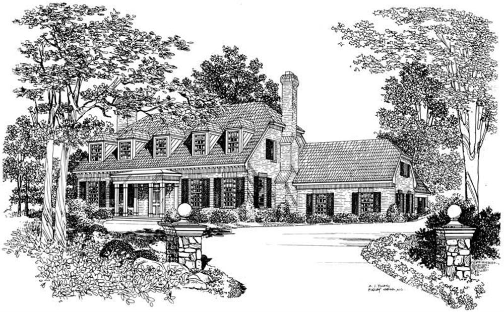 Main image for house plan # 17615