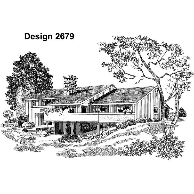 Home Plan Rear Elevation of this 3-Bedroom,3115 Sq Ft Plan -137-1741