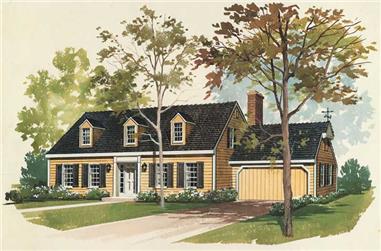 4-Bedroom, 2032 Sq Ft Colonial House Plan - 137-1751 - Front Exterior