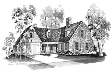 4-Bedroom, 2662 Sq Ft Country House Plan - 137-1775 - Front Exterior