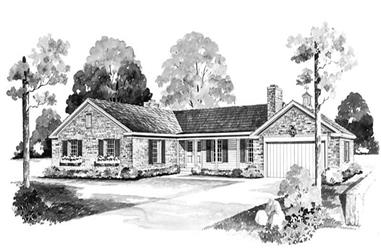 3-Bedroom, 2370 Sq Ft Country House Plan - 137-1779 - Front Exterior