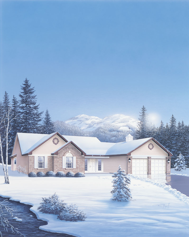 Front View of this 3-Bedroom, 1882 Sq Ft Plan - 138-1010