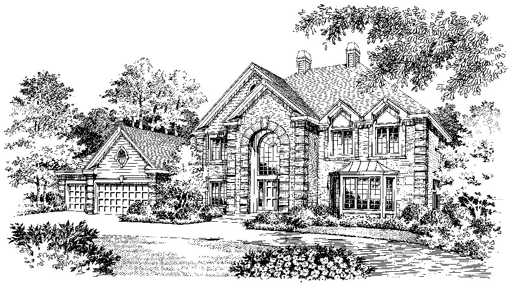 Front View of this 5-Bedroom, 3580 Sq Ft Plan - 138-1047