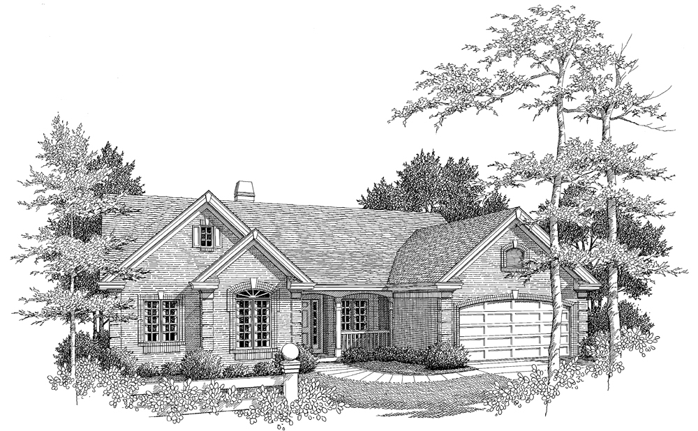 Front View of this 6-Bedroom, 3261 Sq Ft Plan - 138-1096