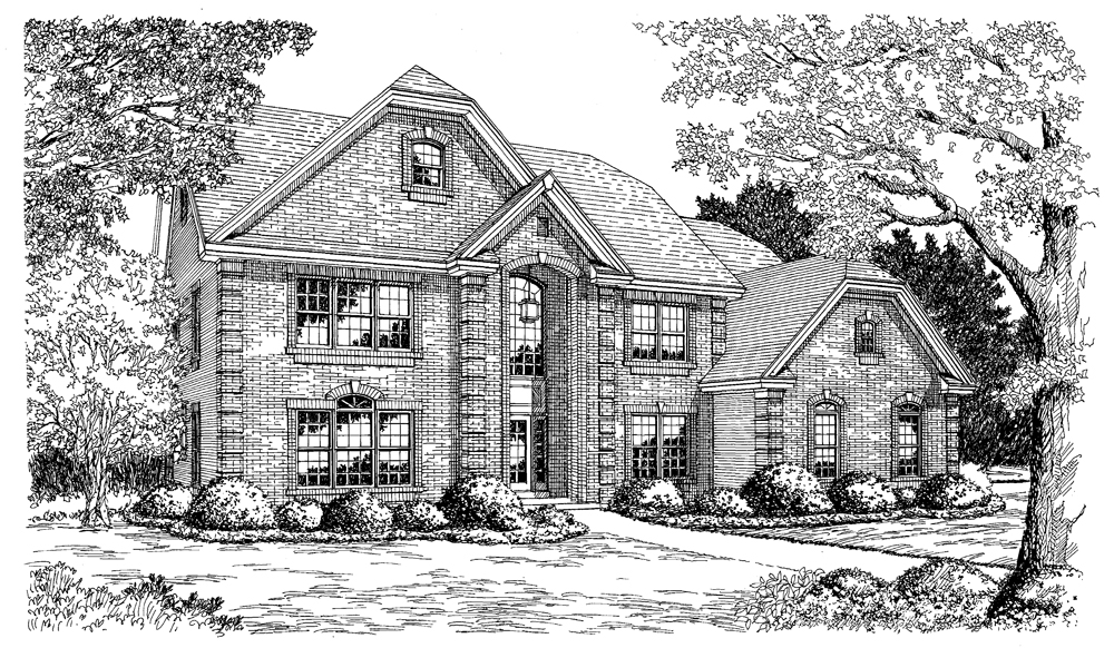 Front View of this 6-Bedroom, 4269 Sq Ft Plan - 138-1104