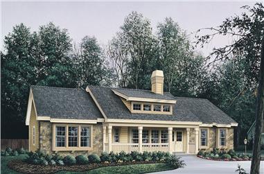 3-Bedroom, 2317 Sq Ft Ranch House Plan - 138-1129 - Front Exterior