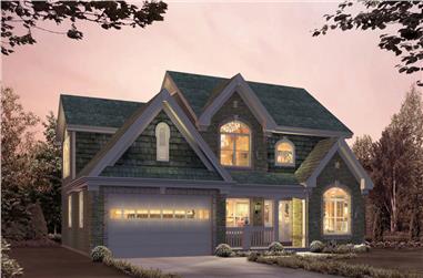 4-Bedroom, 2764 Sq Ft Country House Plan - 138-1210 - Front Exterior