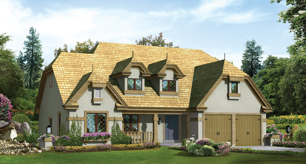 Tudor home (ThePlanCollection: Plan #138-1250)