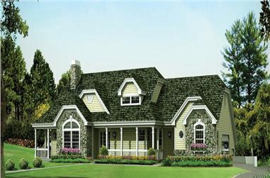 3-Bedroom, 2653 Sq Ft Country House - Plan #138-1266 - Front Exterior