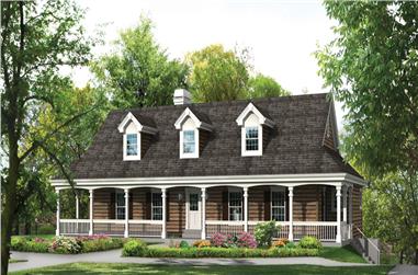 3-Bedroom, 2213 Sq Ft Country Home Plan - 138-1267 - Main Exterior