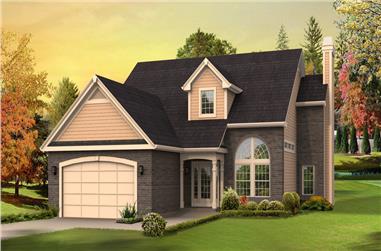3-Bedroom, 2360 Sq Ft Traditional House Plan - 138-1285 - Front Exterior