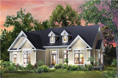 4-Bedroom, 2241 Sq Ft Traditional House Plan - 138-1295 - Front Exterior