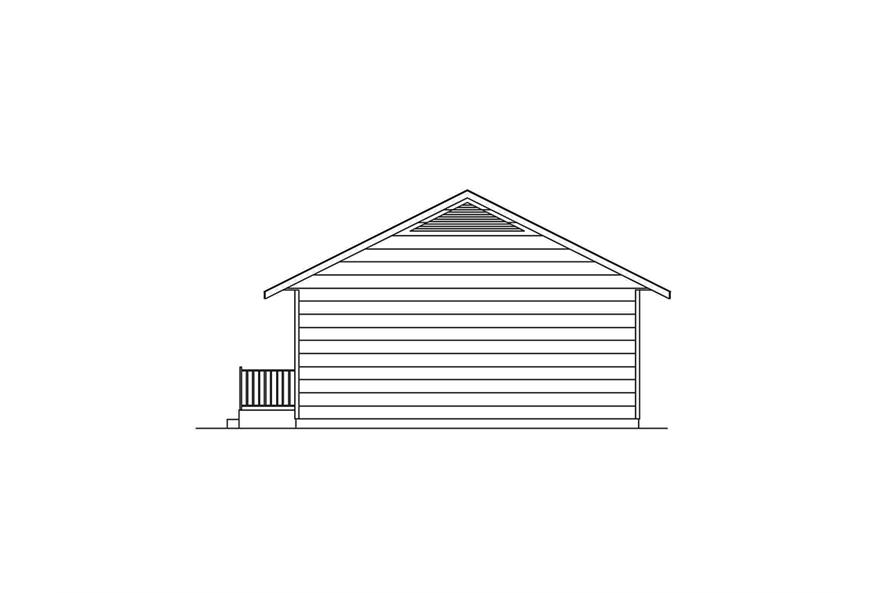 138-1314: Home Plan Right Elevation