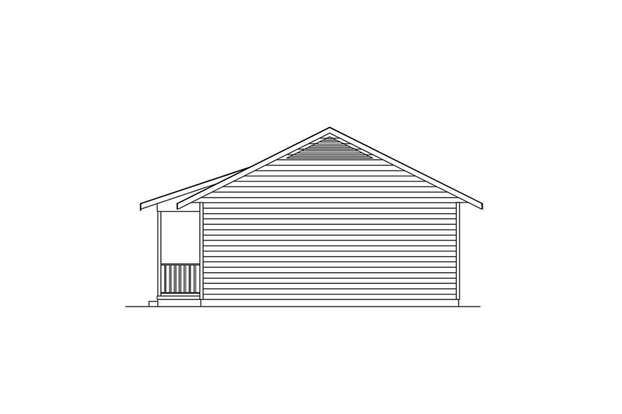 138-1315: Home Plan Right Elevation