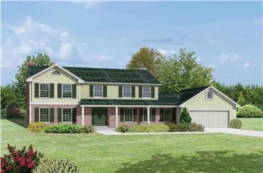 Traditional House Plan - 4 Bedrms, 2.5 Baths - 2820 Sq Ft - #138-1434