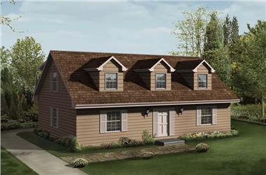 Cape Cod House Plan - 4 Bedrms, 2 Baths - 1705 Sq Ft - #138-1449