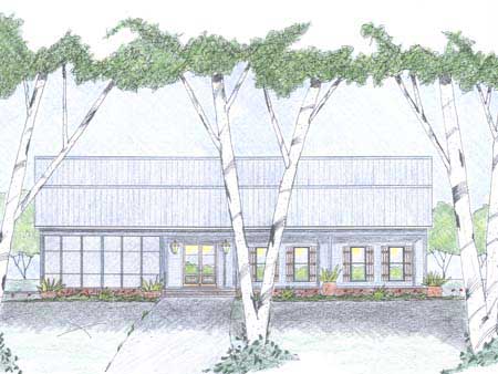 Home Plans Color Rendering.