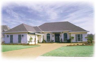 4-Bedroom, 2442 Sq Ft Ranch House Plan - 139-1024 - Front Exterior