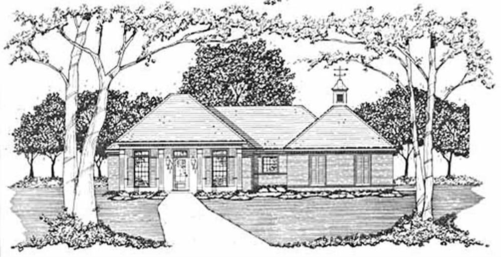 Main image for house plan # 8029