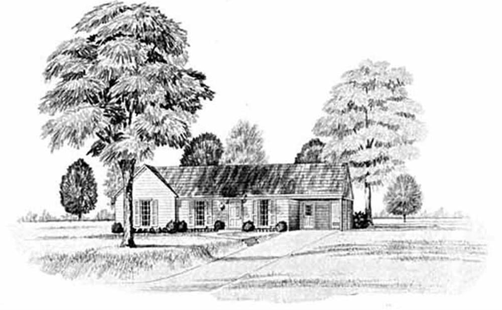 Main image for house plan # 8013