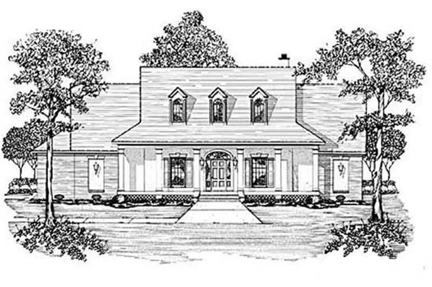 Main image for house plan # 7956
