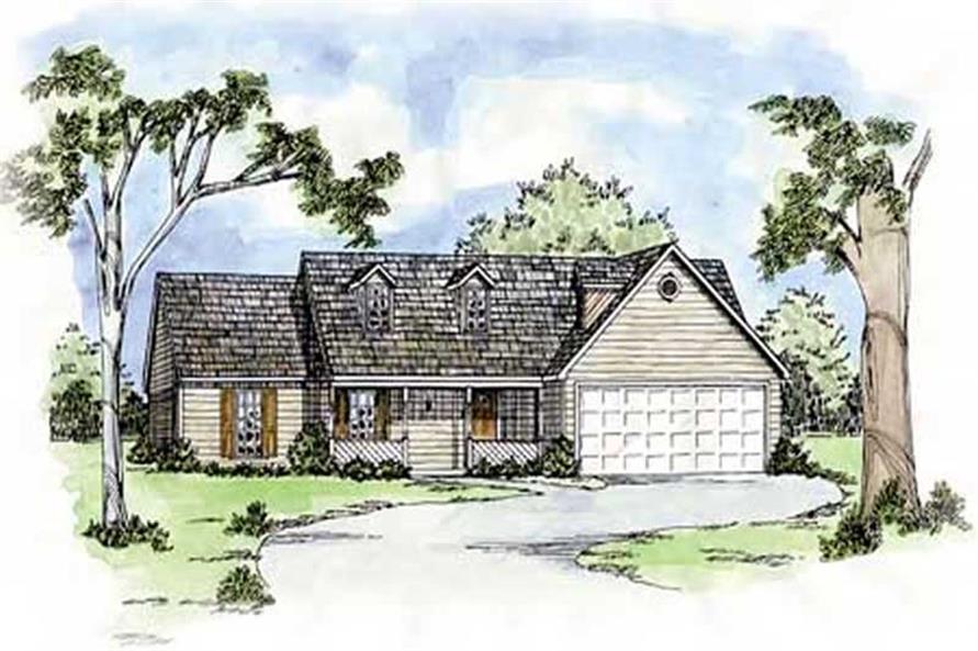 Main image for house plan # 8052