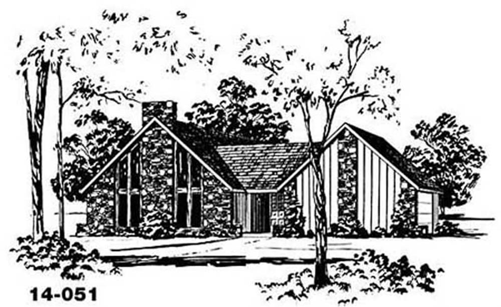 Main image for house plan # 8046