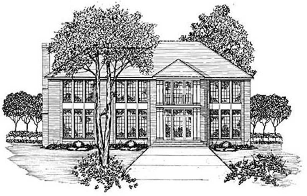 Main image for house plan # 7909