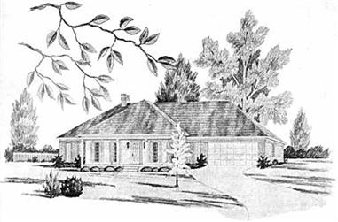 4-Bedroom, 2438 Sq Ft Ranch House Plan - 139-1062 - Front Exterior