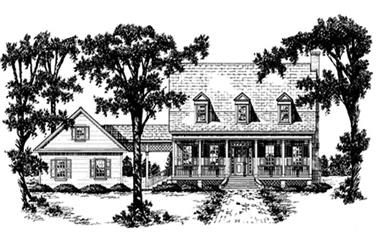 4-Bedroom, 2475 Sq Ft Country House Plan - 139-1063 - Front Exterior