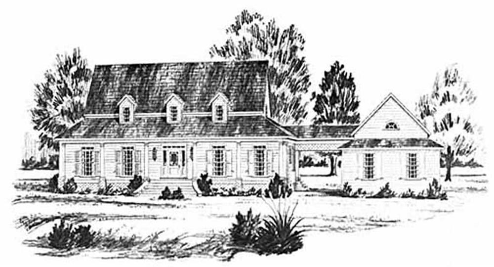 Country home (ThePlanCollection: Plan #139-1076)