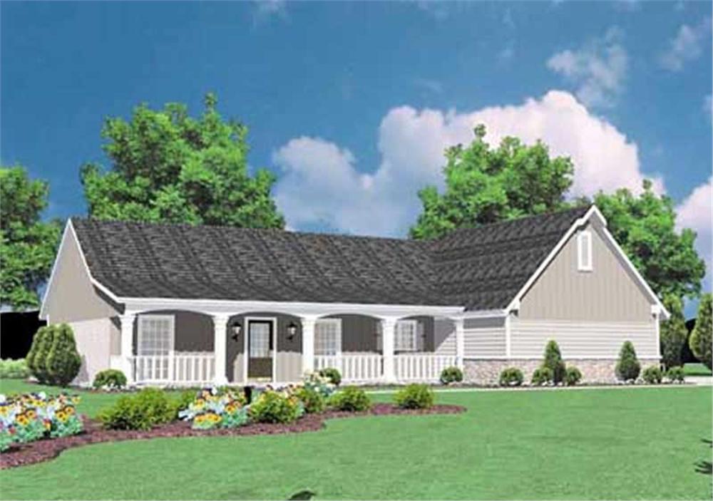 Main image for house plan # 8045