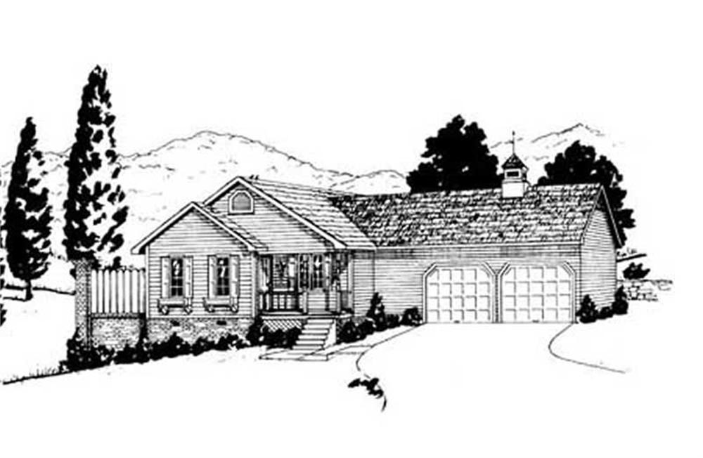 Main image for house plan # 8023