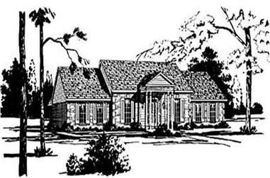 4-Bedroom, 2231 Sq Ft Ranch House Plan - 139-1116 - Front Exterior