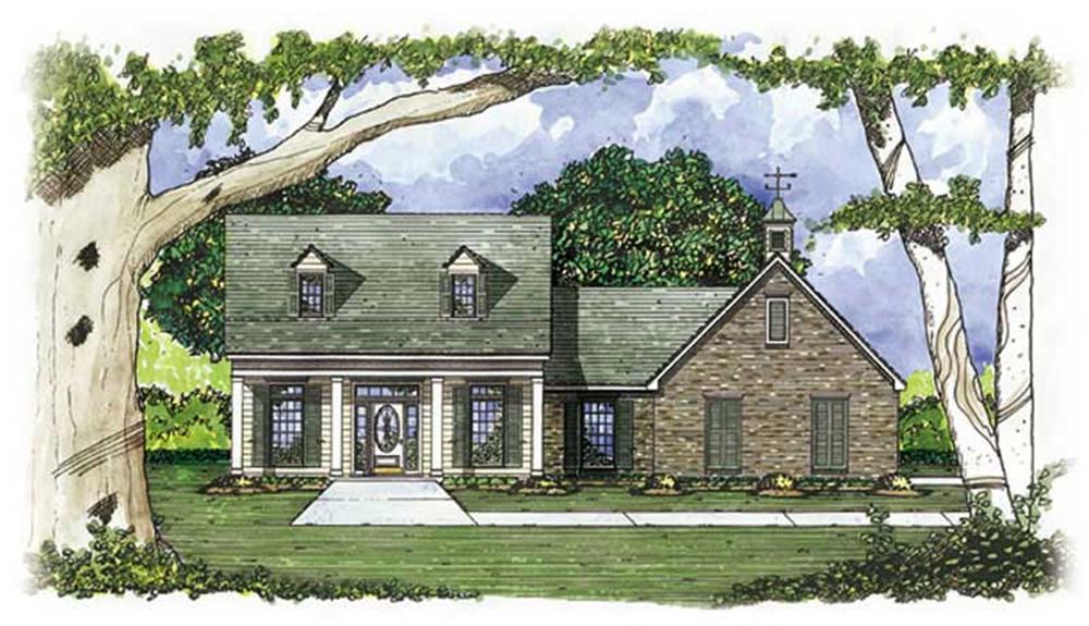 Country home (ThePlanCollection: Plan #139-1120)