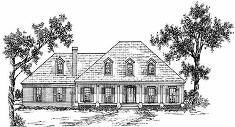 Southern home (ThePlanCollection: Plan #139-1124)