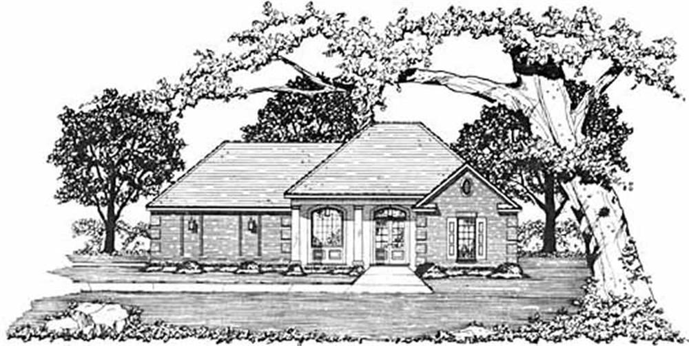 Main image for house plan # 8026