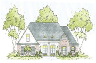 4-Bedroom, 2444 Sq Ft House Plan - 139-1172 - Front Exterior